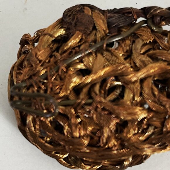 Author\'s work belt Metal Belt Braided wire women\'s belt gold/bronze Vintage belt main image 5